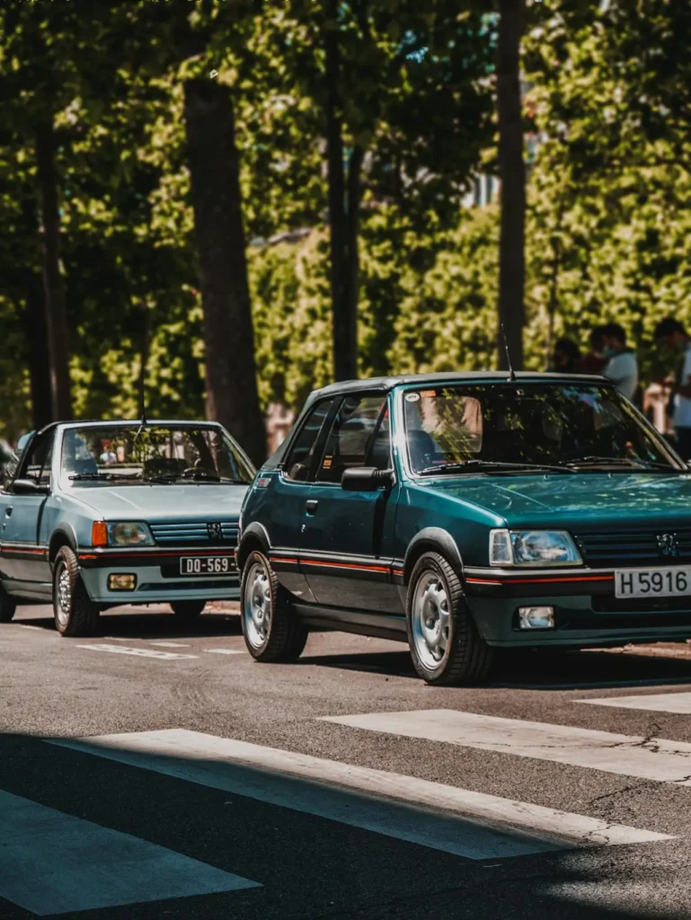 voitures peugeot interdites à la circulation dans Paris 