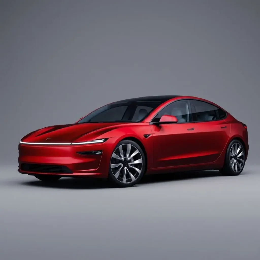 classement voiture electrique Tesla Model 3 "Juniper"