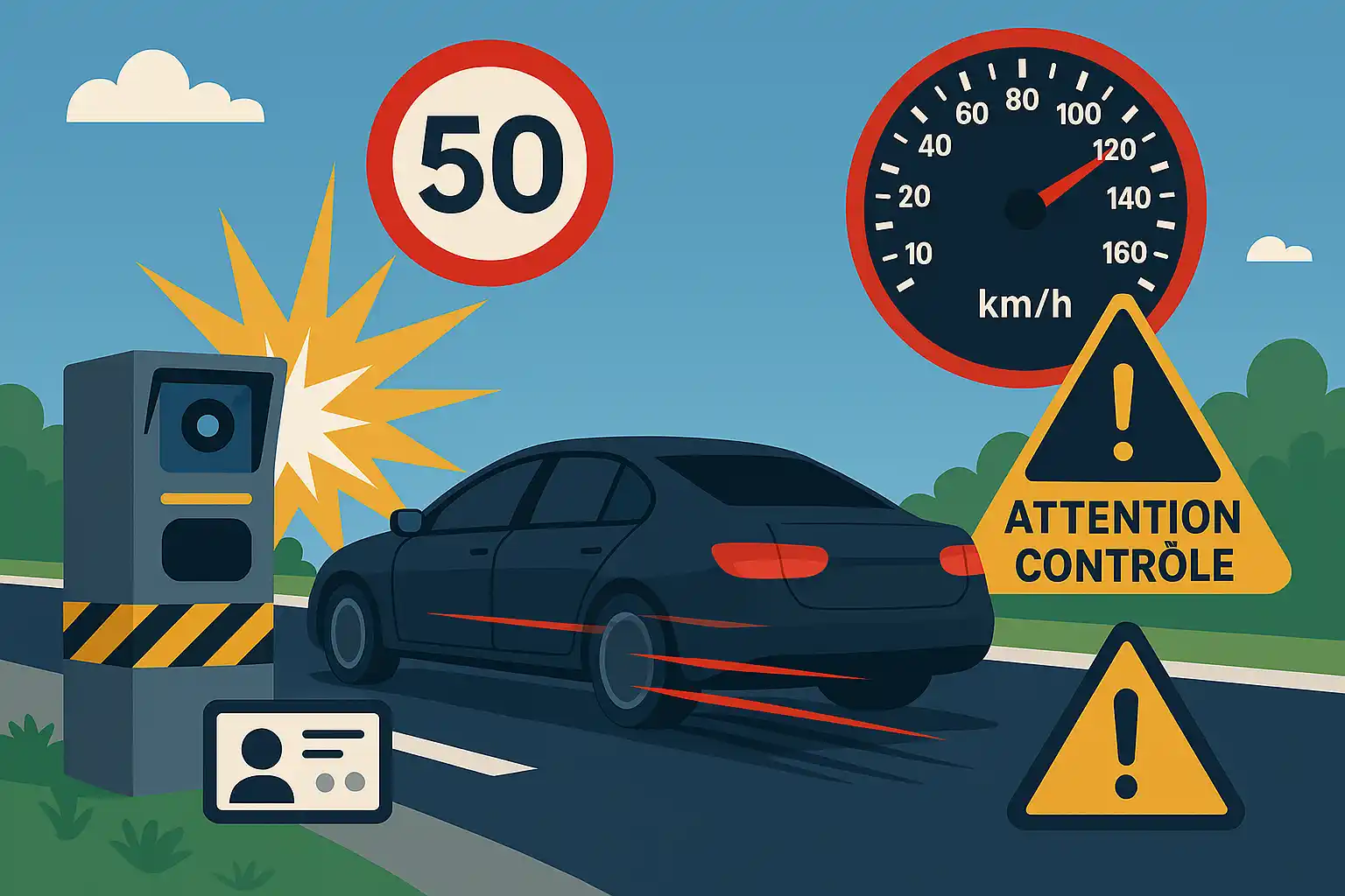 Perte de point car exces de vitesse… qu’est ce que tu risques ?