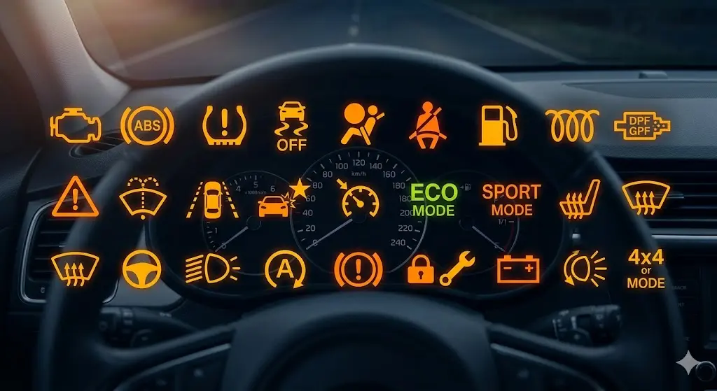 voyant voiture signification orange