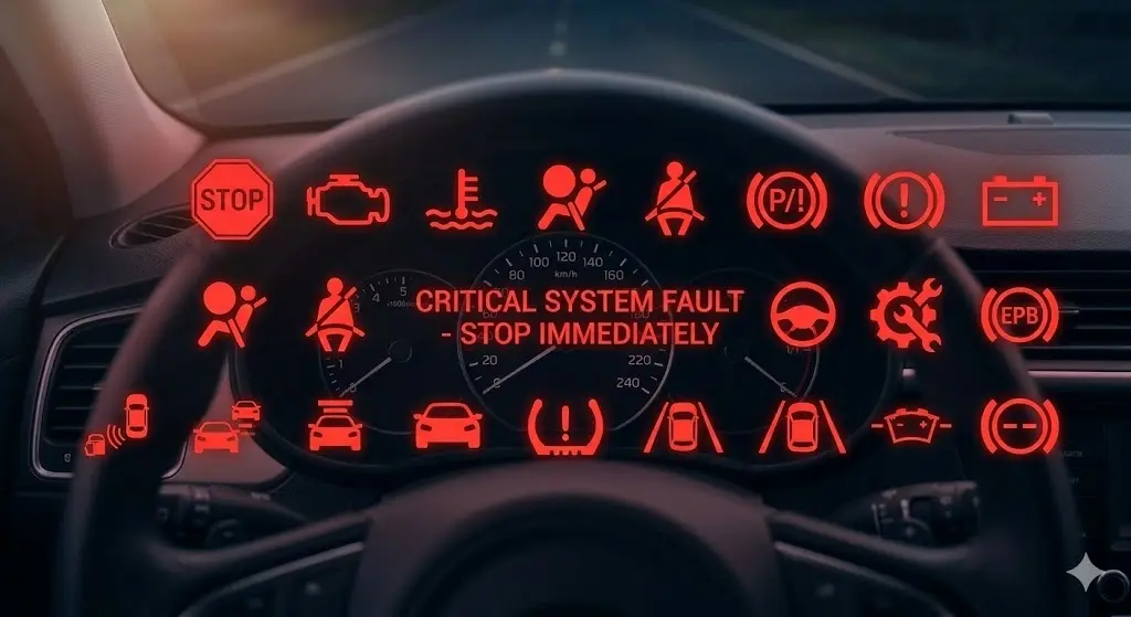 voyant voiture signification rouge