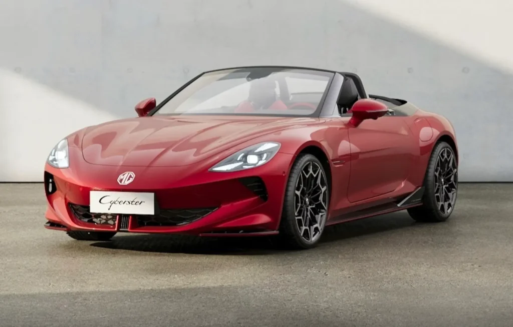 décapotable voiture prix : MG Cyberster